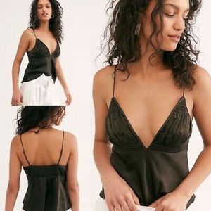 FREE PEOPLE LYRIC SATIN CAMI